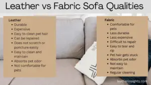 Leather vs fabric sofa with pets, which is pet-friendly?