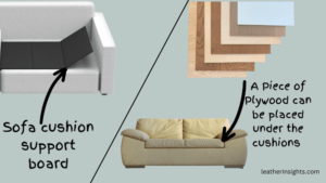 How to stop leather sofa sagging