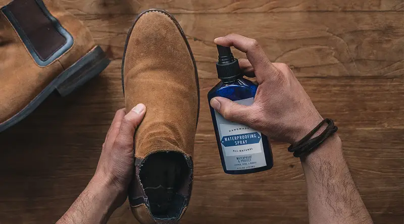 how to waterproof suede shoes